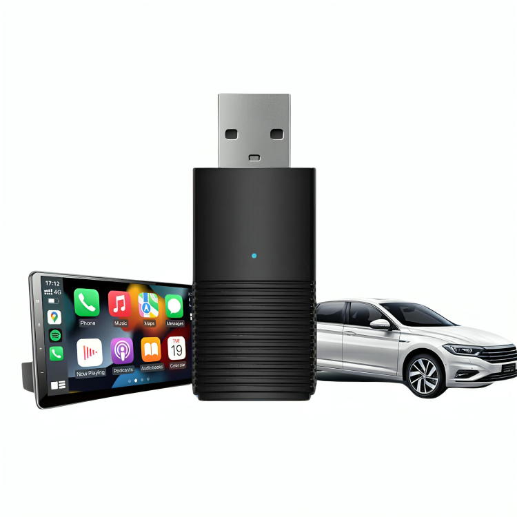 Draadloze CarPlay- en Android Auto-adapter met USB-aansluiting