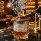 Cocktail Smoker Set met Houten Roker, Vier Houtsnippers en Accessoires voor Smaakvolle Infusies