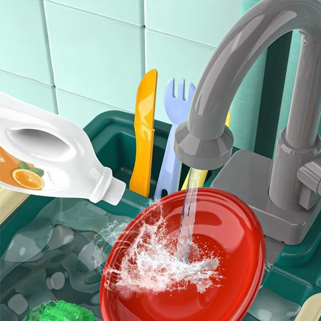 Speelkeuken met Waterfunctie voor Creatief Kinderspel