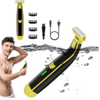 Elektrische Bodytrimmer met USB-C Opladen voor Gezicht Lichaam en Intieme Zones