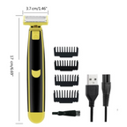 Elektrische Bodytrimmer met USB-C Opladen voor Gezicht Lichaam en Intieme Zones
