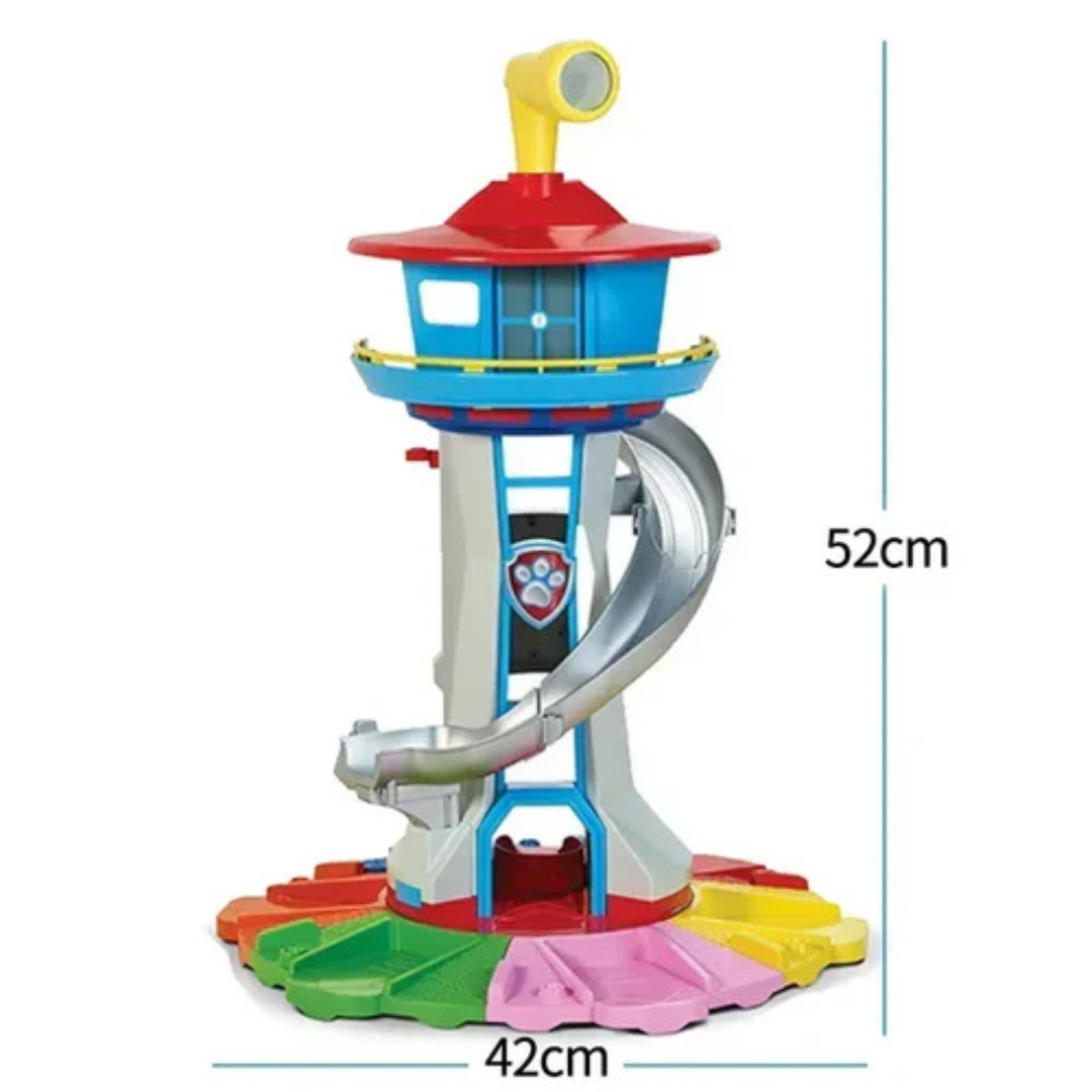 Kinderglijtoren met Figuren en Voertuigen voor Binnen en Buiten