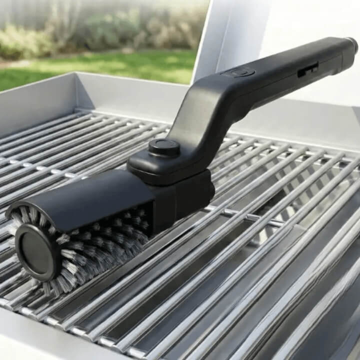 Elektrische Grillborstel Nylon Bladloos Compact Ontwerp