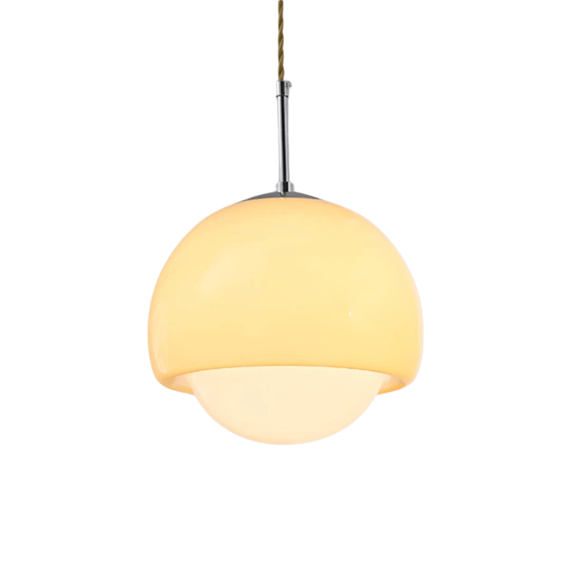 Bauhaus Hanglamp Met Glazen Lichtbol En Moderne Uitstraling