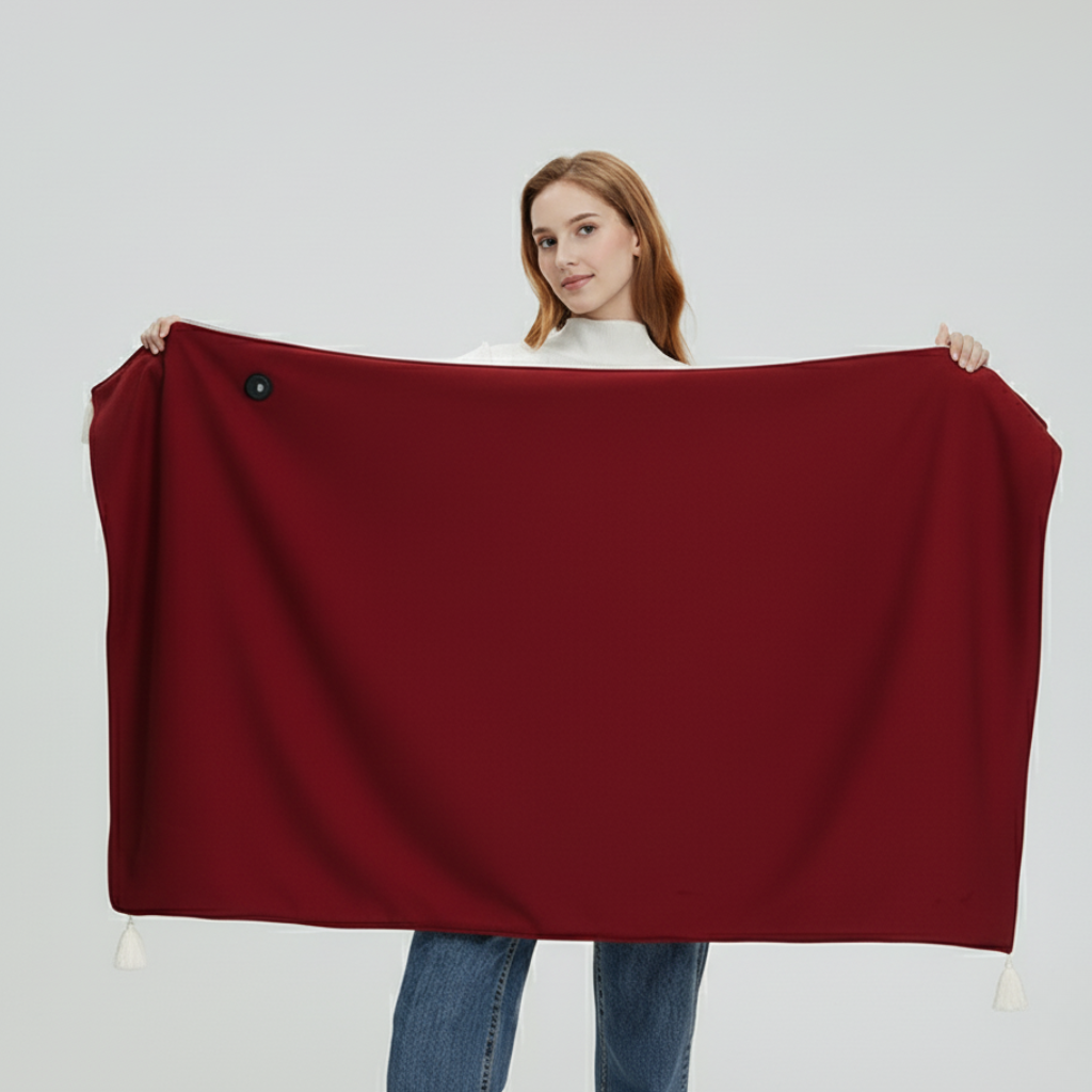 Elektrische Warmtedeken met Instelbare Warmtezones en Zachte Comfortstof