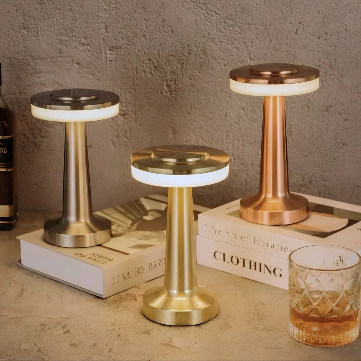 Retro Tafellamp Met Dimbare LED Verlichting Voor Sfeervolle En Flexibele Verlichting