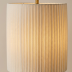 Minimalistische Vloerlamp met Stoffen Kap en Zachte Rustgevende LED‑Sfeerverlichting
