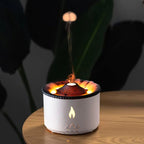 USB-aromadiffuser met vulkaaneffect en LED-verlichting