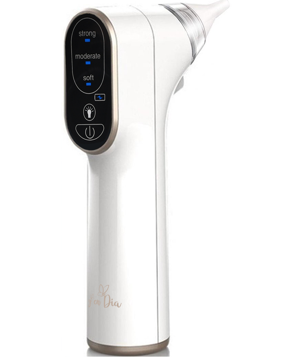 Elektrische neusaspirator met siliconen opzetstukken