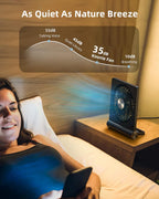 Compacte USB Tafelventilator met 3 Snelheden voor Bureau en Thuis