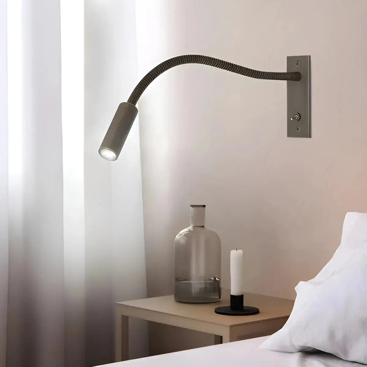 Verstelbare LED Wandlamp Met Zwanenhals Voor Lezen En Sfeerverlichting