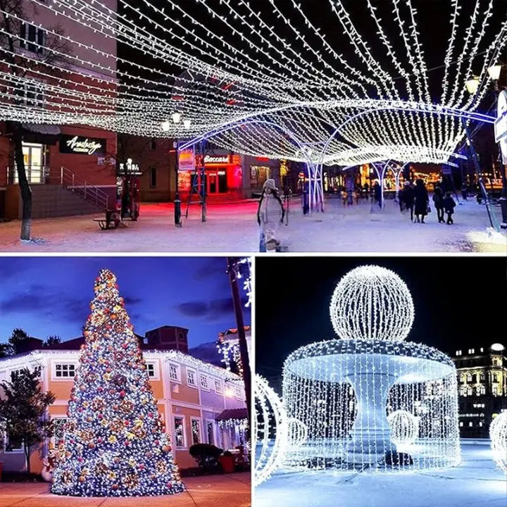 LED-Lichtsnoer met Flexibele Koperdraad voor Kerstboom en Decoratie