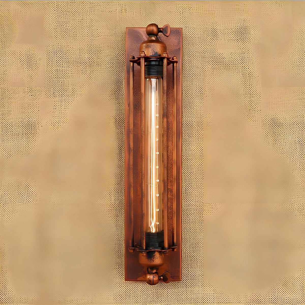 Vintage Wandlamp Met Warm LED Licht