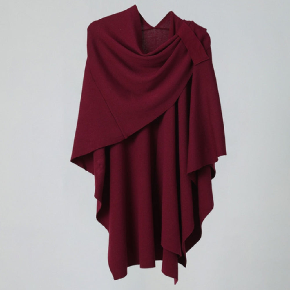 Luchtige Omslagsjaal Met Elegante Drapering Voor Stijlvolle Laagjeslooks