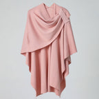 Luchtige Omslagsjaal Met Elegante Drapering Voor Stijlvolle Laagjeslooks