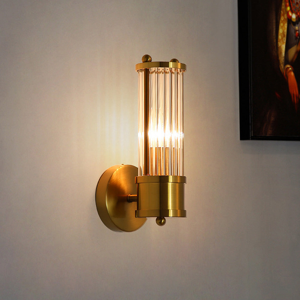 Klassieke Wandlamp met Luxe Gouden Afwerking voor Badkamer en Interieur