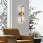 Klassieke Wandlamp met Luxe Gouden Afwerking voor Badkamer en Interieur