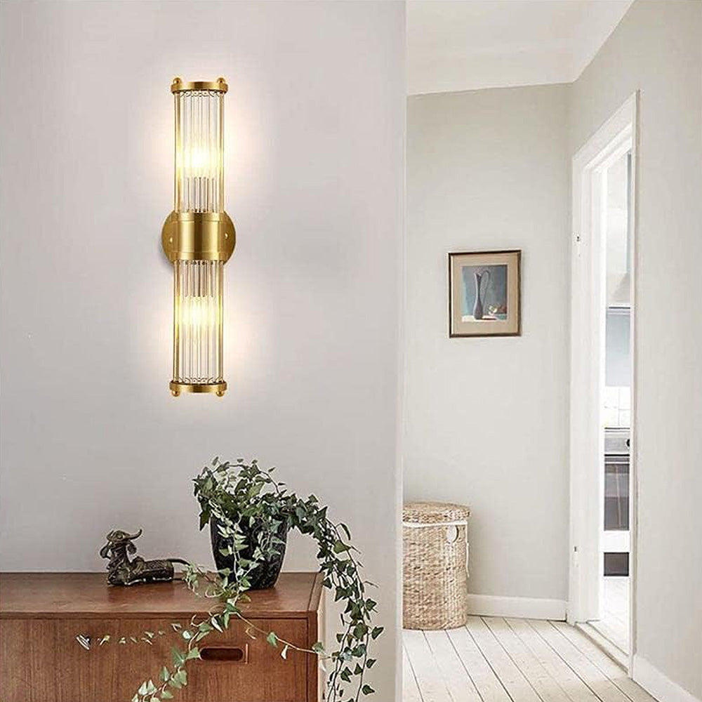 Klassieke Wandlamp met Luxe Gouden Afwerking voor Badkamer en Interieur