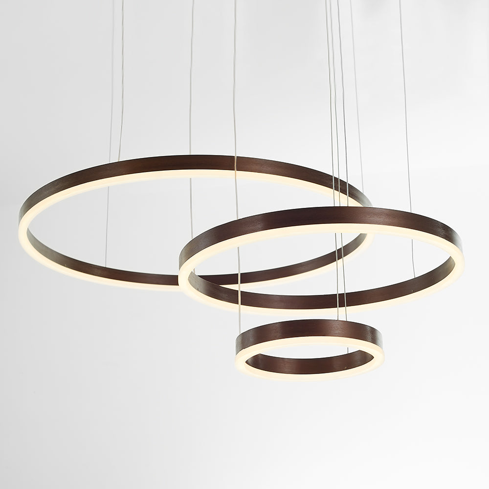 Ringhanglamp met LED‑Lichtverdeling en Verstelbare Ophanging