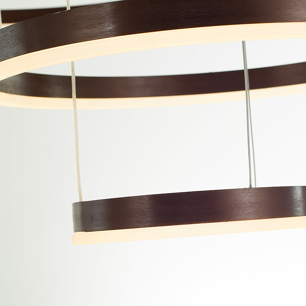 Ringhanglamp met LED‑Lichtverdeling en Verstelbare Ophanging