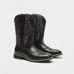 Mannen Western Boots Met Vierkante Neus En Hoge Schacht