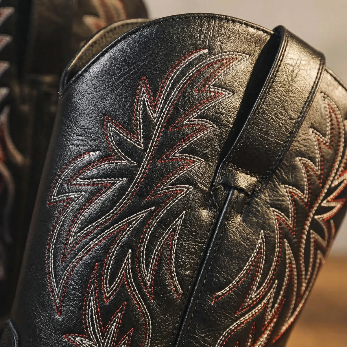 Mannen Western Boots Met Vierkante Neus En Hoge Schacht