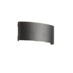 Wandlamp met gebogen rechthoekige behuizing ontwerp