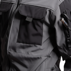 Outdoorjas voor Heren met Capuchon en Praktische Ritszakken