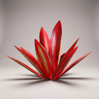 Metalen Agave‑Ornament met Solar Verlichting voor Sfeervolle Buitenaccenten