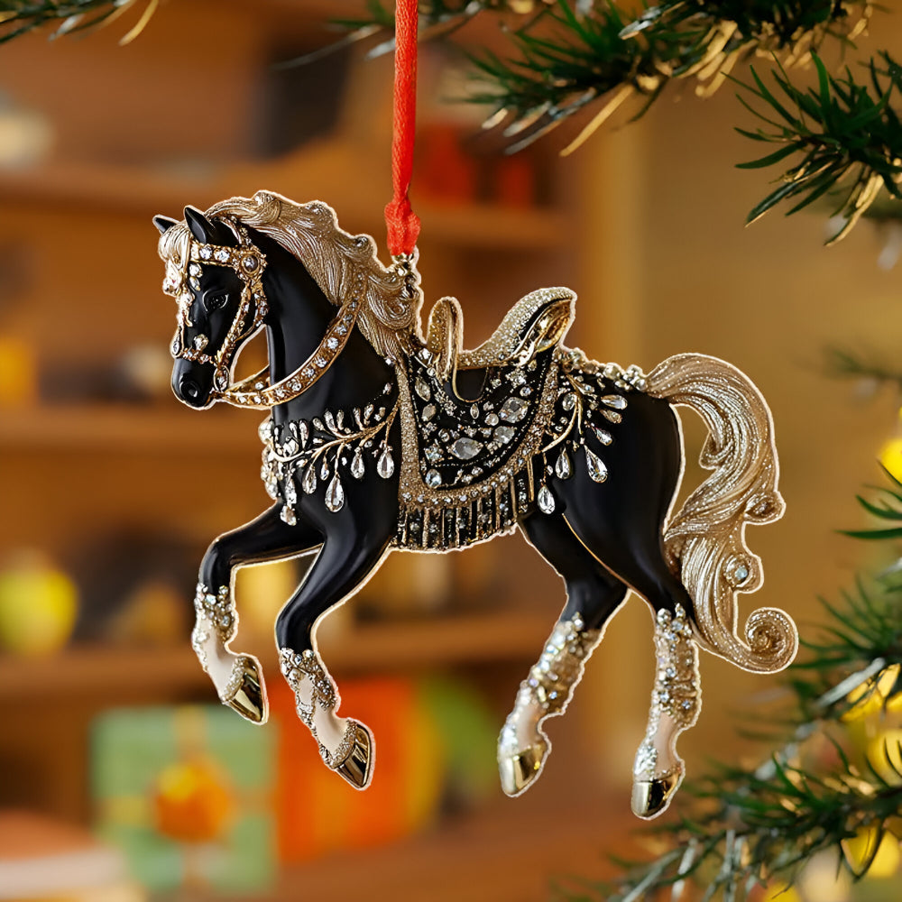 Boomornament met Diermotief en Transparante Kunststof voor Feestelijke Decoratie