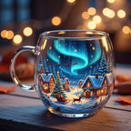 Kerstglas met Winterdecor en Sfeervolle Tafelaankleding