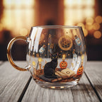 Kerstglas met Winterdecor en Sfeervolle Tafelaankleding