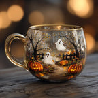 Kerstglas met Winterdecor en Sfeervolle Tafelaankleding