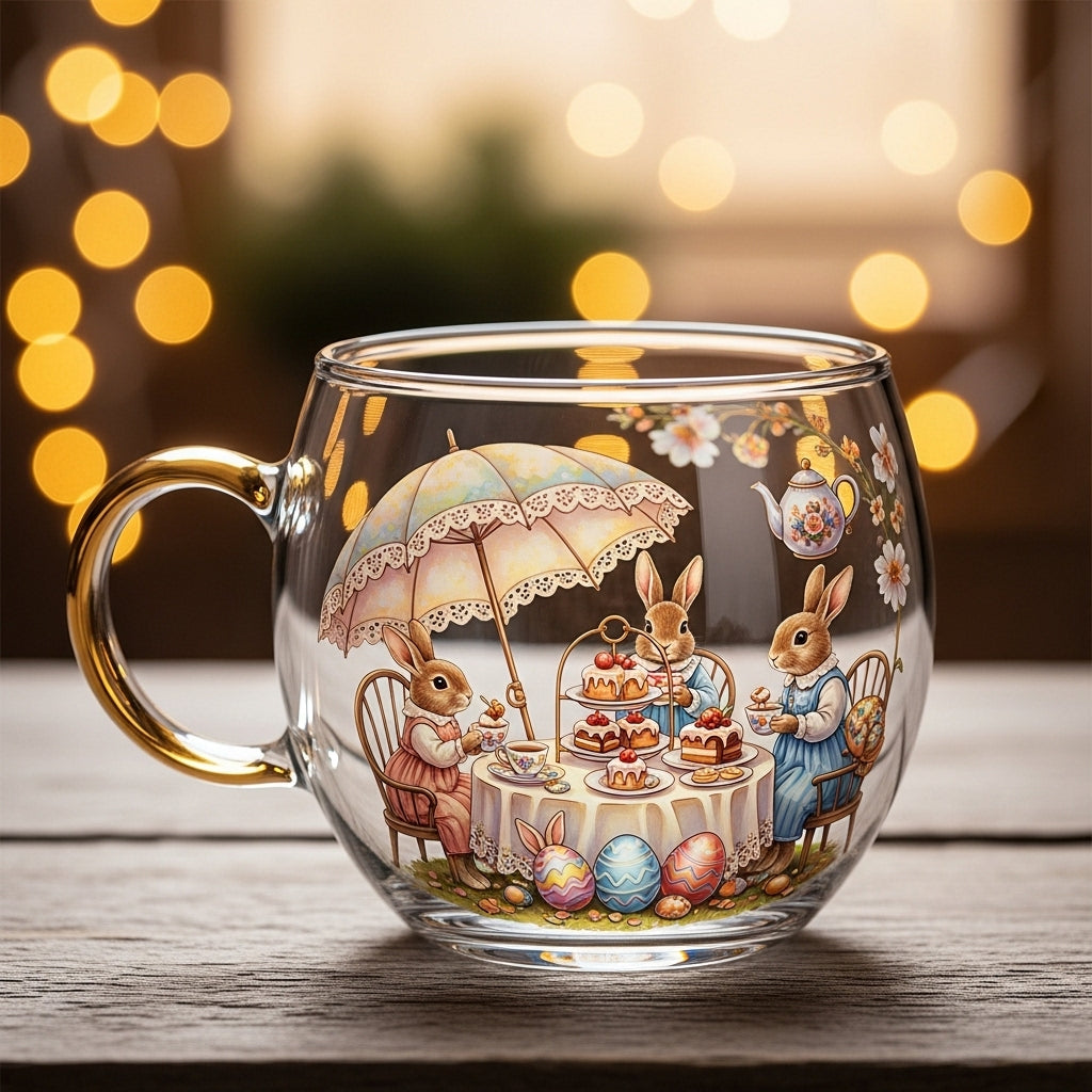 Kerstglas met Winterdecor en Sfeervolle Tafelaankleding