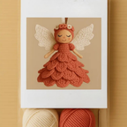 Haakset voor Kerstengel Hanger met Creatieve Handgemaakte Decoratie