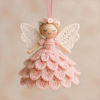 Haakset voor Kerstengel Hanger met Creatieve Handgemaakte Decoratie
