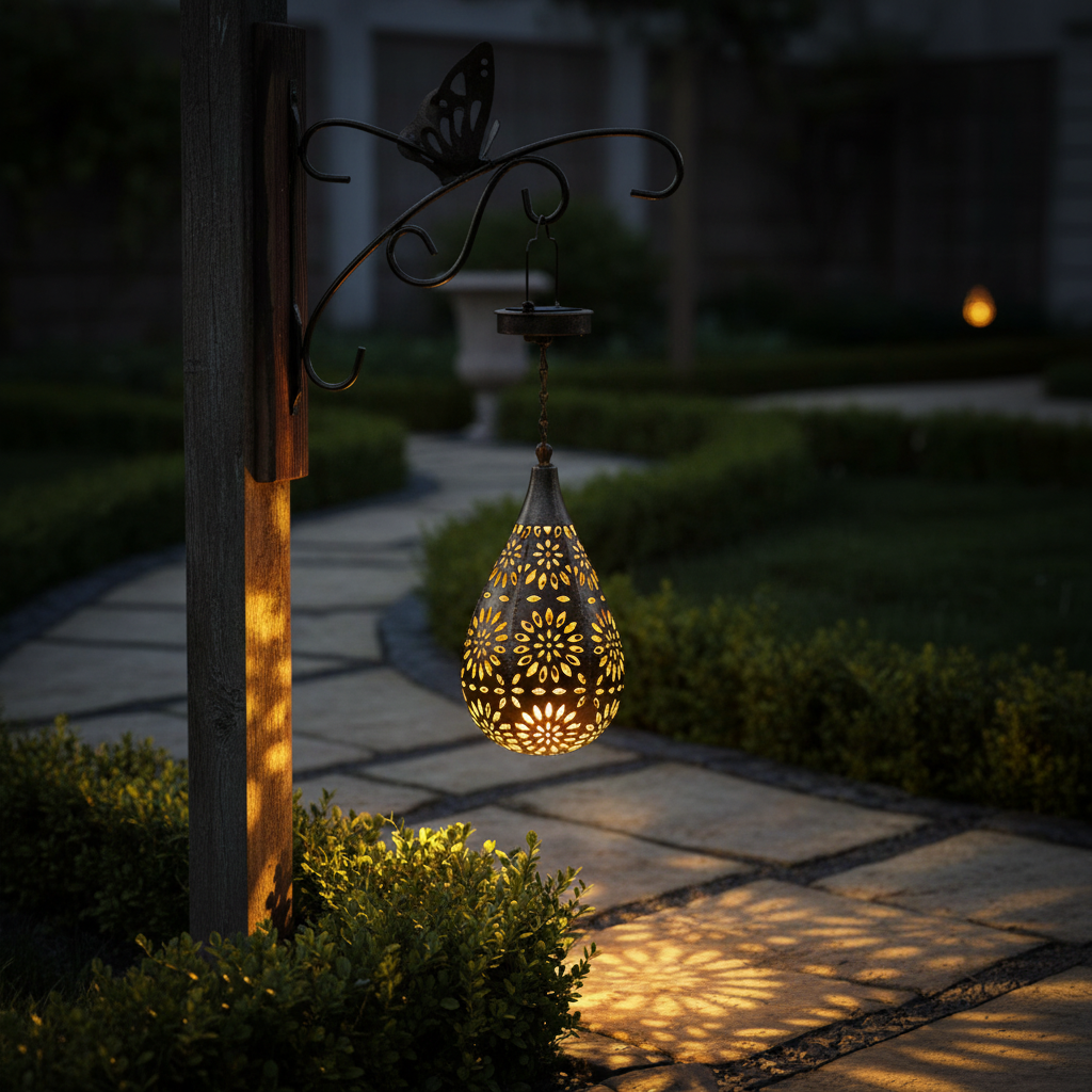 Solar Tuinlamp Met Heldere Avondverlichting En Weerbestendige Constructie
