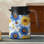 Geïsoleerde Theepot met Drukmechanisme voor Puur Schenken