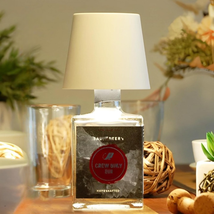 Draagbare LED Verlichtingsfles met Touchbediening en Traploze Dimmer voor Binnen- en Buitenruimtes
