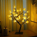 Decoratieve Bloemenboom met Warm LED-Licht voor Sfeervolle Interieurs