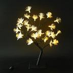 Decoratieve Bloemenboom met Warm LED-Licht voor Sfeervolle Interieurs