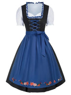 Oktoberfest Jurk Met Veterdetail En Klassieke Feestuitstraling