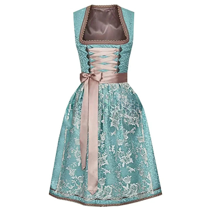 Oktoberfest Jurk Met Veterdetail En Klassieke Feestuitstraling