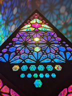 Sfeerlamp met Sterrenlicht en Aanpasbare Kleurgloed