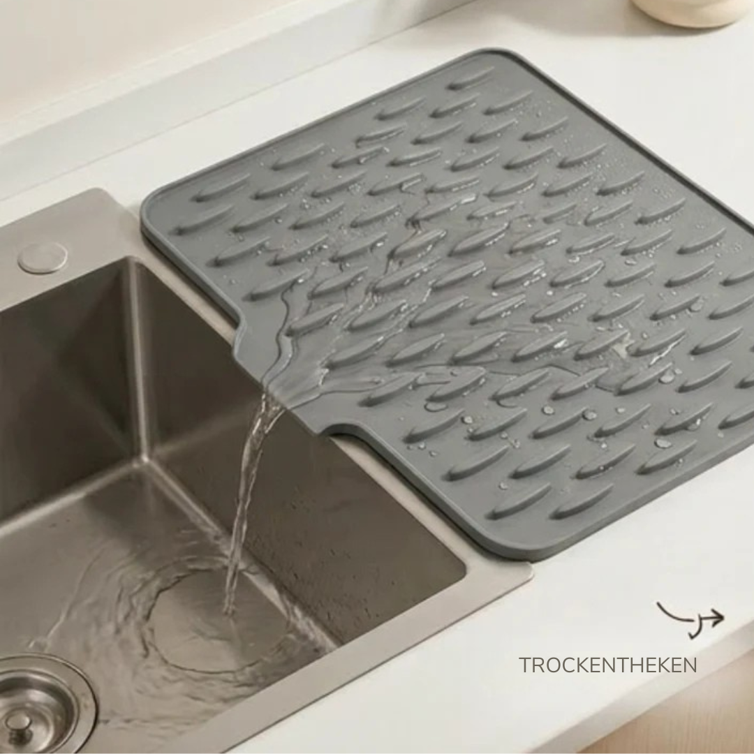Siliconen Afdruipmat Voor Spoelbak Met Snelle Waterafvoer