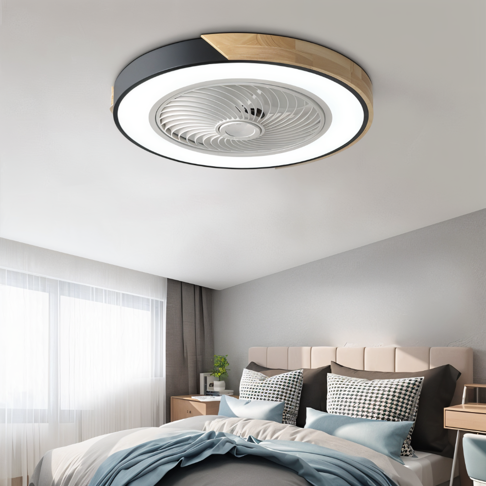AeroVento – Smart Loftventilator med LED-belysning og Støjsvag Drift