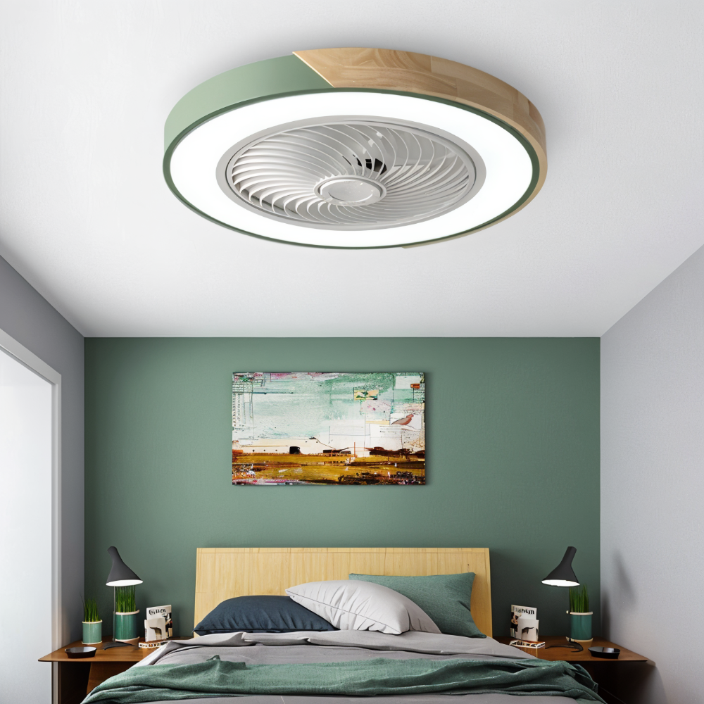 AeroVento – Smart Loftventilator med LED-belysning og Støjsvag Drift