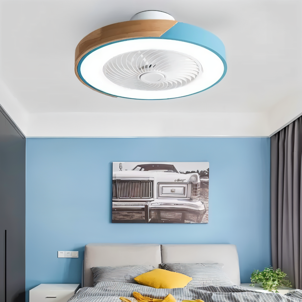 AeroVento – Smart Loftventilator med LED-belysning og Støjsvag Drift