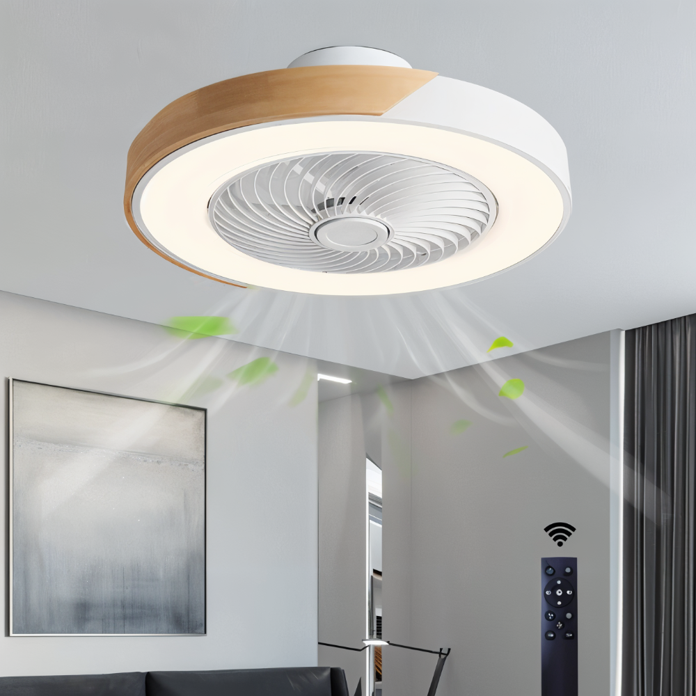 AeroVento – Smart Loftventilator med LED-belysning og Støjsvag Drift