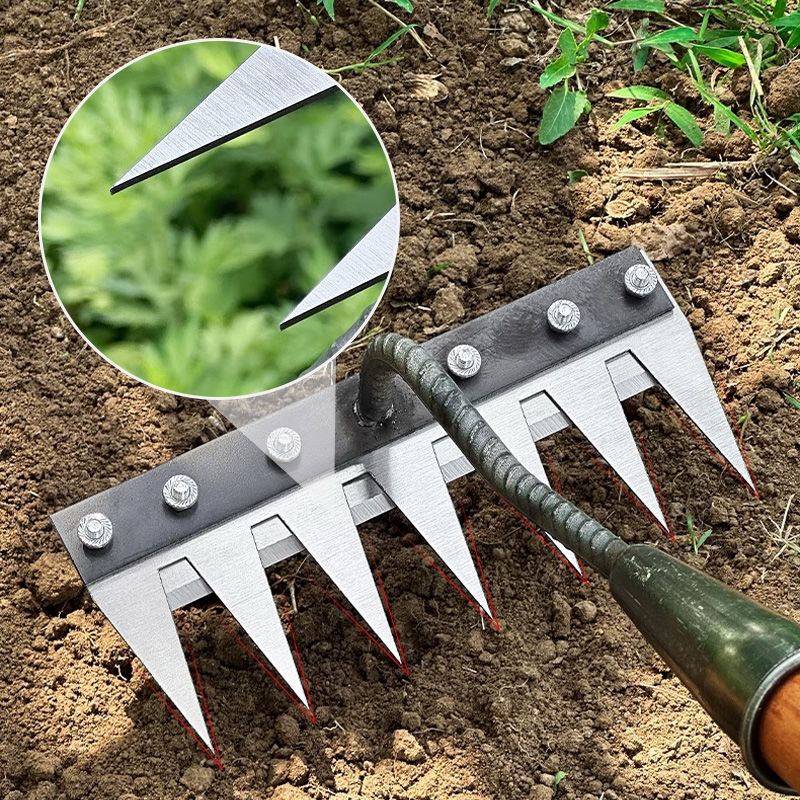 Tuinrechen voor Krachtige Onkruidverwijdering en Bodemlosmaking